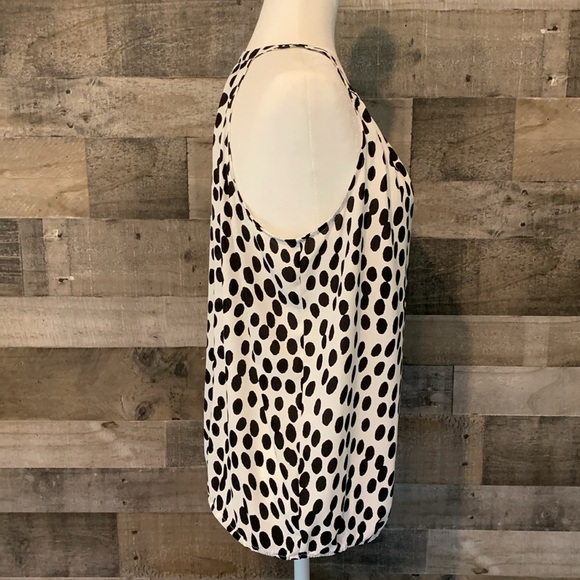 Ann Taylor Loft Flowy Polka Dot Top - Picture 3 of 16